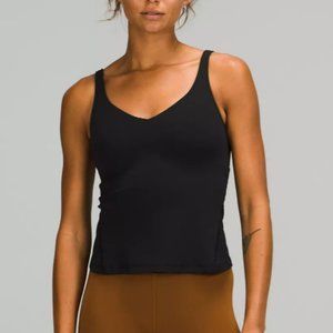 NWT lululemon Black Align Waist-Length Tank Top size 4